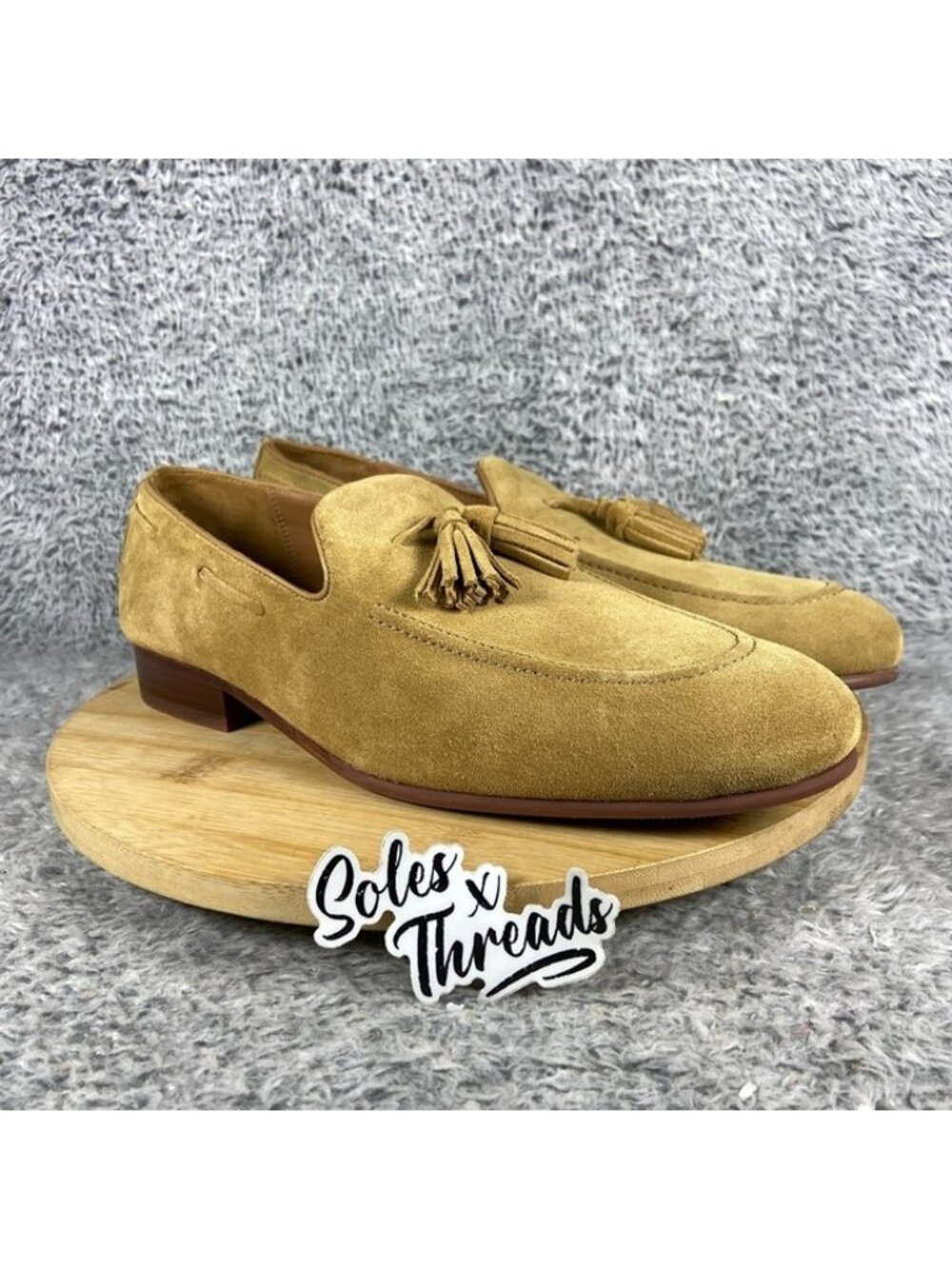 Allen Edmonds Presley Slip On Tassel Loafer Size 9 D Men Ochre Leather